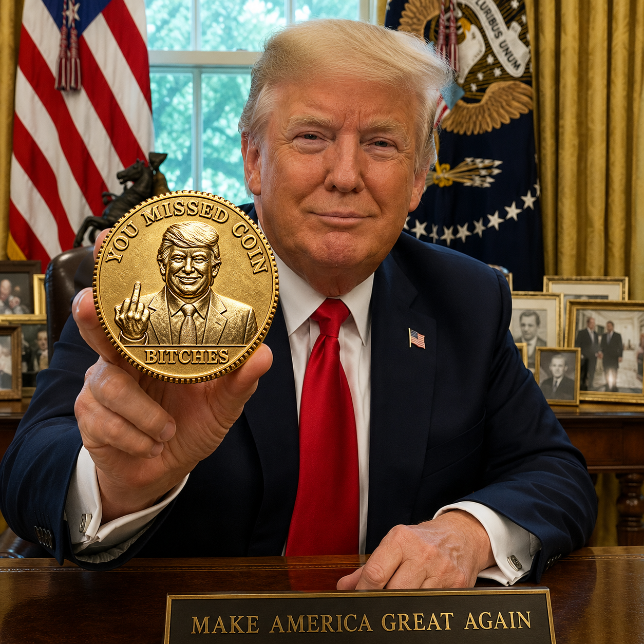 You Missed Coin big impact artwork